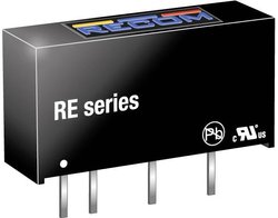 Przetwornica DC/DC, do PCB RECOM RE-2412S RE-2412S, SIP-7, 1 W, 12, 83 mA, 1 szt.