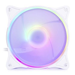 Alphacool Rise Aurora PWM-Lüfter Wentylator do obudowy PC biało-różowy (S x W x G) 120 x 120 x 25 mm