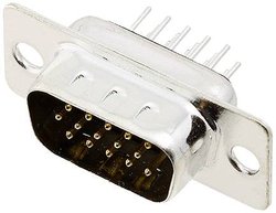 Listwa męska D-Sub encitech HDD-15-MTBS 2103-0300-01, rzędy: 3, styki: 15, 180 °, 1 szt.