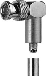 Złącze BNC Telegärtner J01000A0024 J01000A0024 złącze męskie kątowe 50 Ω 1 szt.