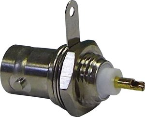 Złącze BNC złącze żeńskie do wbudowania pionowego 75 Ω TRU COMPONENTS 740853 1 szt.