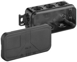 Puszka instalacyjna Spelsberg Mini 25-L/sw, IP55, (D x S x W) 43 x 89 x 38 mm, czarny, 1 szt.