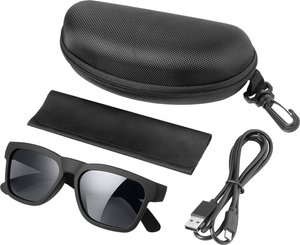 Music Man BT-X58 Okulary dźwiękowe Elegance - Bluetooth® Słuchawki i okulary przeciwsłoneczne  Słuchawki Ear Free Music Man BT-X58 4925  czarny