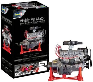 Zestaw Revell Visible V-8 Engine Motor 00460 Od 10 lat