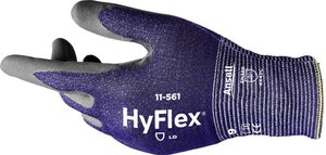 Ansell HyFlex® 11561R100-1P Nylon, HPPE, Bazalt, Spandex®, Polyester Rękawice robocze Rozmiar rękawic: 10 EN 388:2016, EN 420-2003, EN 21420:2020  ISO 21420:2020  1 par(a)