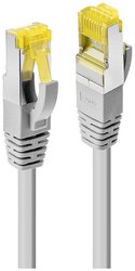 kabel LAN LINDY 47270, 1 szt., RJ45, CAT 6a (CAT 7), S/FTP, 20.00 m, szary