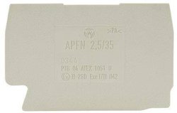 Płytka zakończeniowa fasis APFN 2,5 Grau Wieland 07.312.6755.0 szary Zawartość: 1 szt.