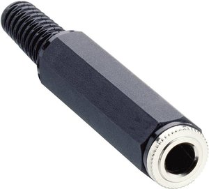 Gniazdo jack Lumberg KLKM, 6.35 mm, 2-pin, mono