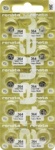Ogniwo guzikowe Renata 364.MP-E tlenkowo-srebrowe 20 mAh 1.55 V 10 szt.