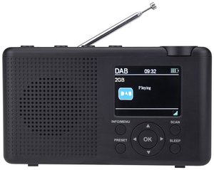 Radio Reflexion TRA23DAB/GR DAB+, DAB, UKW wielokrotne ładowanie antracytowy, szary