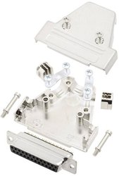 Zestaw listew żeńskich D-Sub TRU COMPONENTS TCTRIM25DMSK 7709348, rzędy: 2, styki: 25, 180 °, 1 szt.