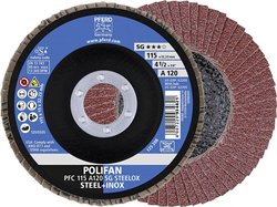 Tarcza lamelkowa PFERD A Psf Steelox 67749115 Średnica 115 mm 10 szt.