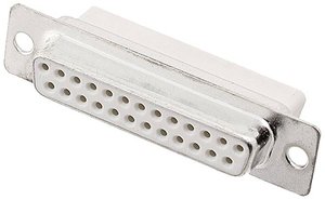 Listwa żeńska D-Sub encitech DBC25-SS-W 2108-0190-13, rzędy: 2, styki: 25, 180 °, 1 szt.
