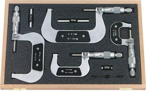 Zestaw mikrometru HELIOS PREISSER  0800 513  0 - 100 mm