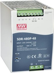 Zasilacz na szynę DIN Mean Well SDR-480P-48, 48 V/DC, 10 A, 480 W
