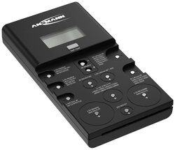 Wyświetlacz LCD kontroli zużycia energii ANSMANN Tester baterii Ansmann Energy Check LCD