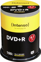 Intenso DVD+R 4,7 GB 16x 100 szt. na szpuli DVD+R Intenso 4111156 100 szt.