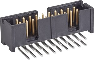 TE Connectivity 5103310-5 Listwa połączeniowa  Siatka: 2.54 mm Ilośc pinów: 20 Ilość rzędów: 2 1 szt.