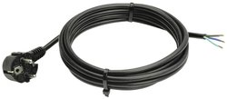 as - Kabel połączeniowy Schwabe PVC 10m, biały, kabel w osłonie z tworzywa sztucznego H05VV-F 3G1.5 kabel AS Schwabe 70808, 10 m, czarny