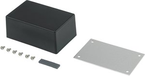 Obudowa uniwersalna TRU COMPONENTS 98003C9 530086, (D x S x W) 83.5 x 53.5 x 35 mm, ABS, metal, 1 szt.