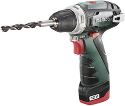 Wiertarko-wkrętarka akumulatorowa Metabo PowerMaxx BS Basic 600984000 12 V 2.0 Ah zaw. 2 akumulatory, zaw. ładowarkę