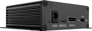 Ekstraktor HDMI LINDY 38361, [1x złącze żeńskie HDMI - 4x złącze żeńskie HDMI, złącze żeńskie optyczne/TOSLINK (ODT), złącze żeńskie RCA/cinch, złącze żeńskie Micro USB]