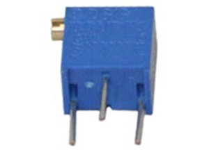 Potencjometr Cermet Trim, 12 zwojów, 500 kΩ, 0,25 W, THT, z boku, 3266X- Bourns 3266X-1-504LF  500 kΩ THT  1 szt.