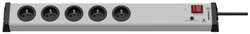 Listwa zasilająca filtr sieciowy z ochroną przeciwprzepięciową 5x z wyłącznikiem Listwa zasilająca z wyłącznikiem Ehmann 0207x02052301  Ilość gniazdek: 5