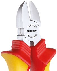 VDE 8314-160 H - GEDORE - obcinak boczny VDE z izolacją osłony 160 mm Szczypce boczne Gedore VDE 8314-160 H 1552163, 160 mm, 65 HRC