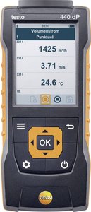 Testo 440 dP miernik klimatu w zestawie czujnik ciśnienia różnicowego Manometr testo 440 dP 0560 4402, -150 - +150 hPa