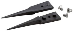 Zestaw 2 końcówek z włókna węglowego i 3 śrubek - końcówki: proste, bardzo cienkie, ostre (do pęsety 5CFR.SA-5XCFR.SA). OAL: 40 mm - 1,57 cala Bezpieczne ESD Wymienna końcówa do pęsety Ideal Tek  A5CF 40 mm