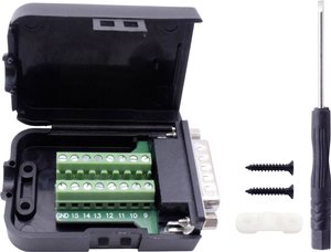 Zestaw listew męskich D-Sub TRU COMPONENTS T1904C092, rzędy: 2, styki: 15, 1 szt.