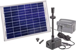 Pompa solarna - zestaw Esotec Siena Plus 101780  z oświetleniem, z zapasowym akumulatorem
