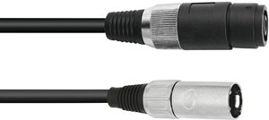 Przejściówka Omnitronic 30225590 [1x złącze żeńskie do głośników - 1x złącze męskie XLR 3 pin] 1.00 m