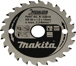 Tarcza tnąca Makita SPECIALIZED 85 x 15 x 1.0 mm 1 szt.