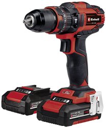 Einhell TE-CD 18/40 Li-i +64 (2x2,0Ah) 2-biegowa-Wkrętarka udarowa akumulatorowa zaw. 2 akumulatory, zaw. ładowarkę, zaw. walizkę