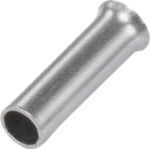 Końcówka rurkowa TRU COMPONENTS EN10-06 1091261, bez izolacji, 1 mm²  x 6 mm, 100 szt.