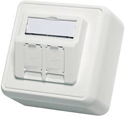 Gniazdo sieciowe Telegärtner H02000A0092 H02000A0092, bez wyposażenia, nadtynkowy