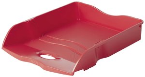 Półka na listy HAN Re-LOOP, DIN A4/C4, 100% materiał z recyklingu, sztaplowana, czerwona Tacka na listy HAN Re-LOOP DIN A4, DIN C4 czerwony 1 szt.
