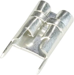 Konektor żeński, nieizolowany, mosiądz ocynowany, 4.8x0.8 mm