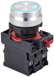 Przełącznik wciskany TRU COMPONENTS ONPOW26-11E/B/12V TC-10091048, 22 mm, 250 V, 5 A, 1 szt.