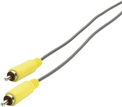 Kabel RCA, SpeaKa, 1x M RCA na 1x M  RCA, żółty, czarny, 3 m