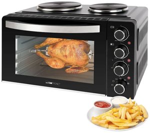 KK 3786 mała kuchnia z 2 palnikami czarna Multicooker Clatronic KK 3786 263984