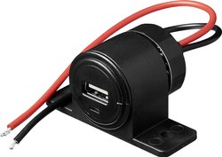 Gniazdo do zabudowy/USB 12 - 24 V ProPlus 450412  12 - 24 V/DC