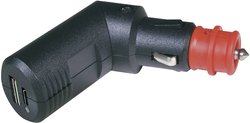 Podwójna wtyczka kątowa USB-C/a 12 V/5V ProCar 67302600 Obciążalność prądu maks.: 3.6 A 12 V