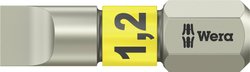 Frez płaski ze stali nierdzewnej 1,2 x 6,5 x 25 mm Bit płaski Wera 05071002001 1 szt.