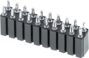 Listwa pinowa precyzyjna, W & P Products 153PF-006-2-50-00 RM: 2,54 mm