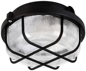 Lampa sufitowa, zewnętrzna, Zewnętrzna lampa ścienna Deko Light Syrma Rund Schwarz 401015   IP44