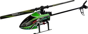 Jednowirnikowy śmigłowiec AFX180 4-kanałowy 6G RTF 2,4GHz z funkcją autostartu i nadajnikiem LCD Helikopter RC dla początkujących Amewi AFX180 Single-Rotor 25314, 131 g, RtF