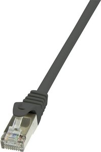 kabel LAN LogiLink CP1053S, 1 szt., RJ45, CAT 5e, F/UTP, 2.00 m, czarny